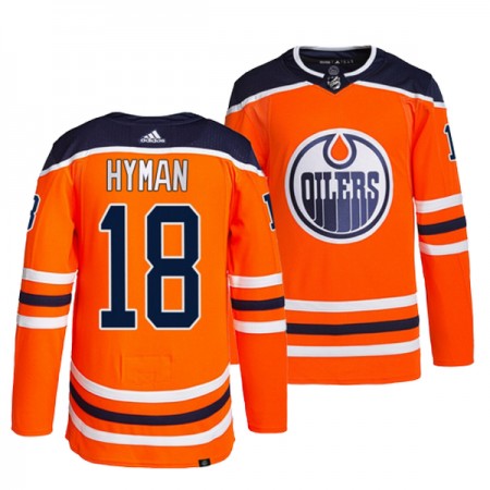 Edmonton Oilers tröja Zach Hyman 18 Adidas Orange Authentic - NHL Tröjor Herr Edmonton Oilers tröja Zach Hyman 18 Adidas Orange Authentic - NHL Tröjor Herr